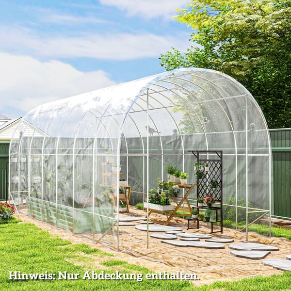 Drivhusfolie, 7x8 m, Transparent