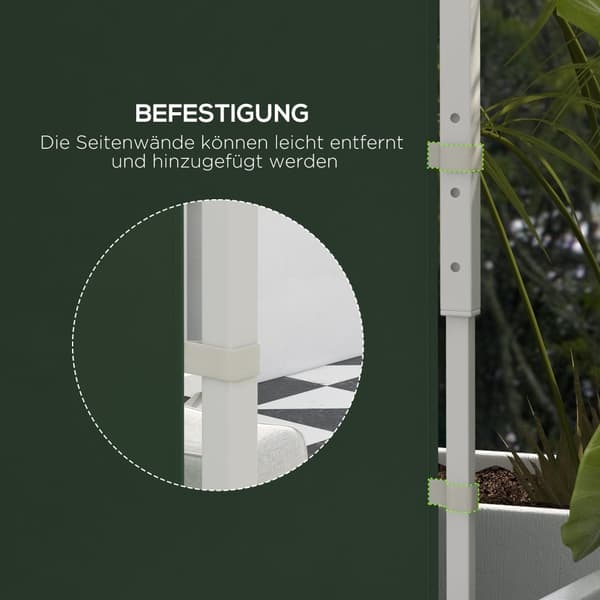 Pavillon Sidepanel Sæt, 295x195 cm, Grøn