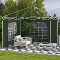 Miniatyrbillede 2 af 9: Pavillon Sidepanel Sæt, 295x195 cm, Grøn