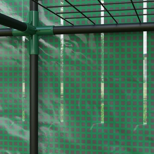 Drivhus, 144x48x152 cm, Grøn
