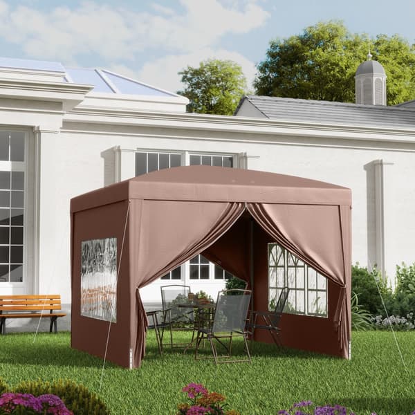 Pavillon, 2.95x2.95x2.58 m, Kaffe