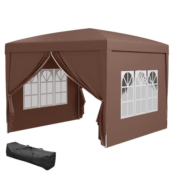 Pavillon, 2.95x2.95x2.58 m, Kaffe