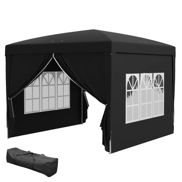 Paviljonki, 2,95x2,95 m, Musta