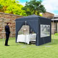 Miniatyrbild 3 av 9: Paviljong, 2.5x2.5m, Mörkblå