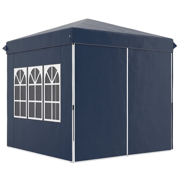 Paviljong, 2.5x2.5m, Mörkblå