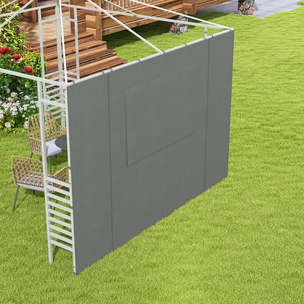 Pavillon Sidestykker, 300x200 cm, Mørkegrå