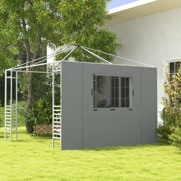 Pavillon Sidestykker, 300x200 cm, Mørkegrå