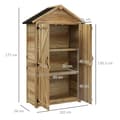 Miniatyrbillede 3 af 9: Havehus, 102x54x177 cm, Natur