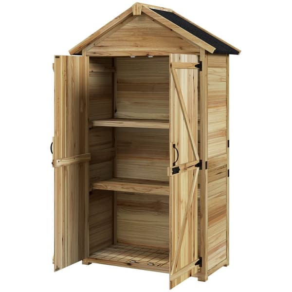 Havehus, 102x54x177 cm, Natur