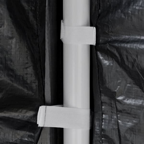 Festtelt, 395x295x255 cm, Mørkegrå