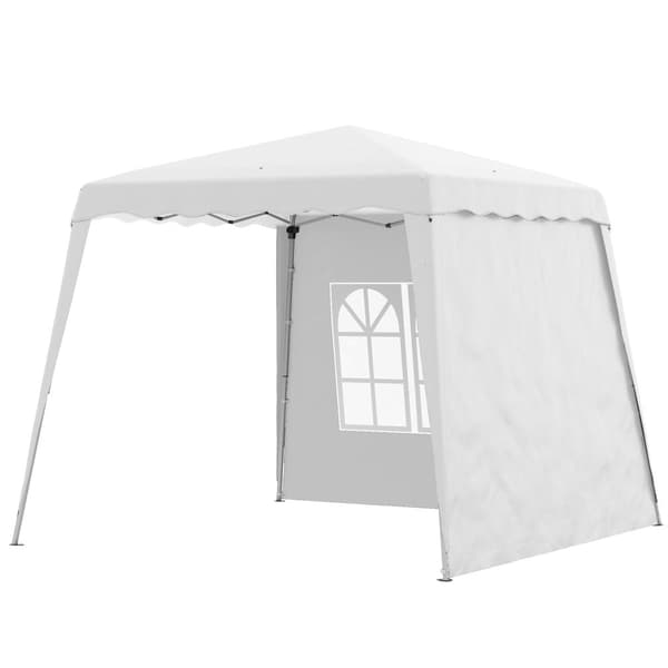 Pop-up paviljonki, 240x240 cm, valkoinen