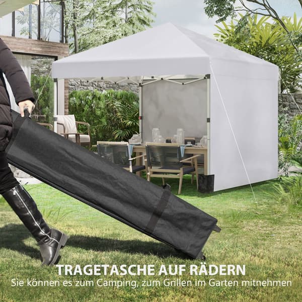 Sandpåse för Trädgårdspaviljong, 297x297x288 cm, Vit