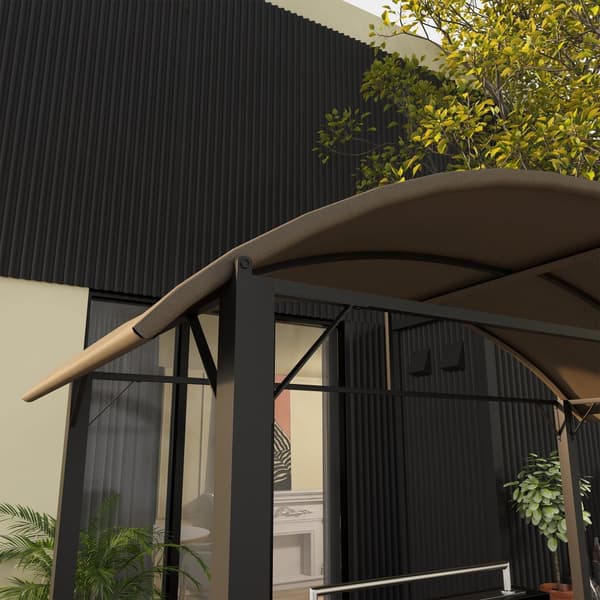 BBQ Grill Pavillon, 1.1x2.3m, Khaki