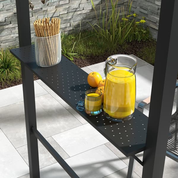 BBQ Grill Pavillon, 1.1x2.3m, Khaki