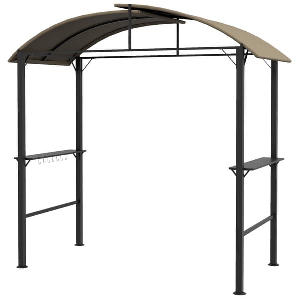BBQ Grill Pavillon, 1.1x2.3m, Khaki