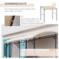 Miniatyrbild 4 av 9: Grillpaviljong, 215x150x220 cm, Beige