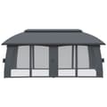 Miniatyrbillede 8 af 9: Havepavillon, 3x6 m, Mørkegrå