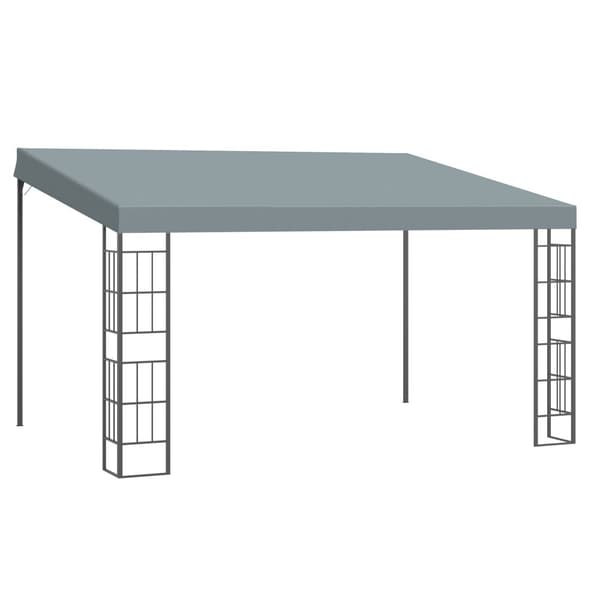 Pergola Trädgårdspaviljong, 4x3 m, Grå