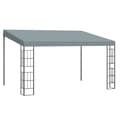 Miniatyrbild 1 av 9: Pergola Trädgårdspaviljong, 4x3 m, Grå