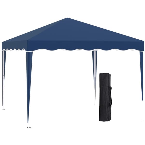 Foldbart Pavillon, 3x3m, 295x295x257 cm, Blå