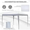 Miniatyrbillede 4 af 9: Pavillon, 2.95x2.95x2.55 m, Hvid