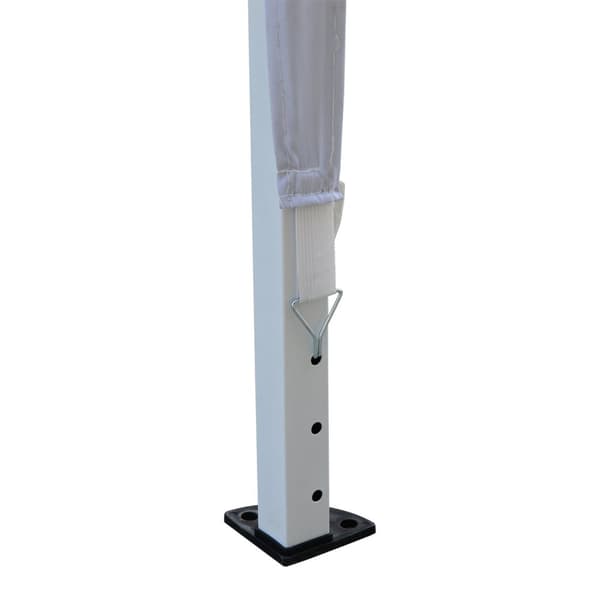 Pavillon, 2.95x2.95x2.55 m, Hvid
