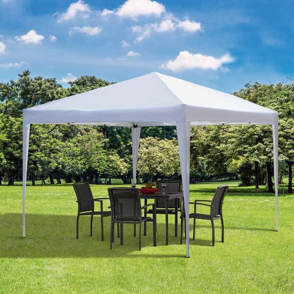 Pavillon, 2.95x2.95x2.55 m, Hvid
