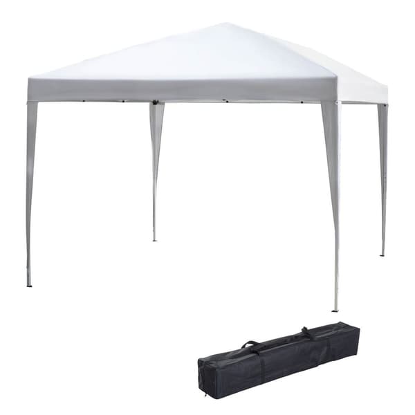 Pavillon, 2.95x2.95x2.55 m, Hvid