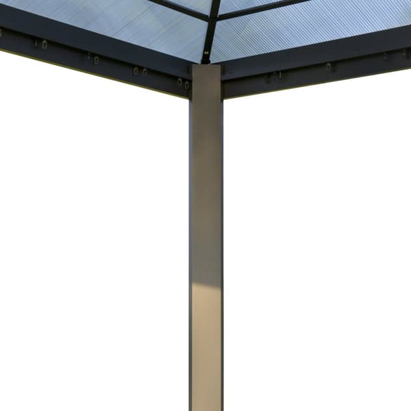 Havepavillon, Luxus, 300x360x265 cm, Brun