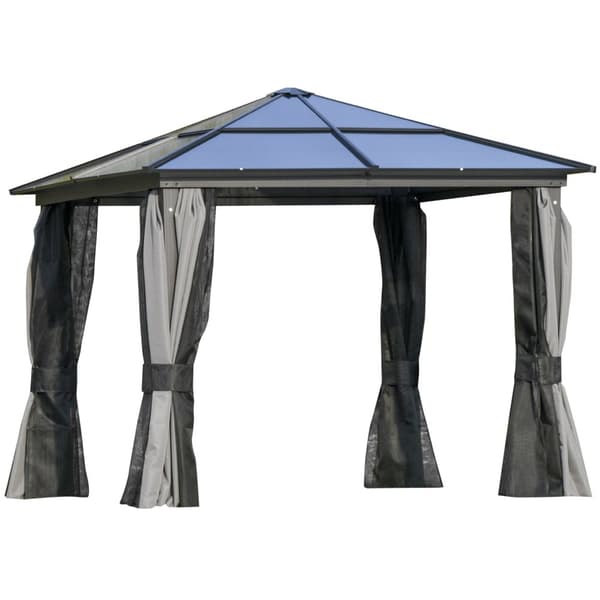 Havepavillon, Luxus, 300x360x265 cm, Brun