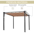 Miniatyrbillede 5 af 9: Pergola Pavillon, 3x4x2.23 m, Grå og Brun