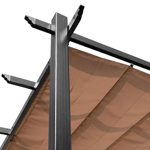 Pergola Pavillon, 3x4x2.23 m, Grå og Brun