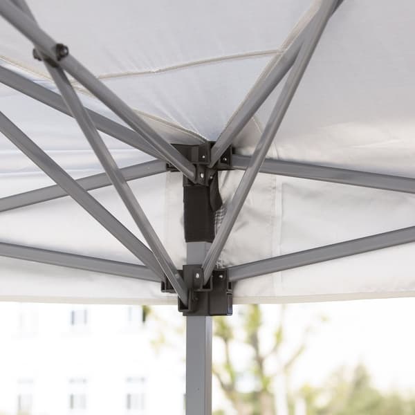 Pop-Up Pavillon, 84C-223WT, 5.9x2.95x2.5m, Creme Hvid