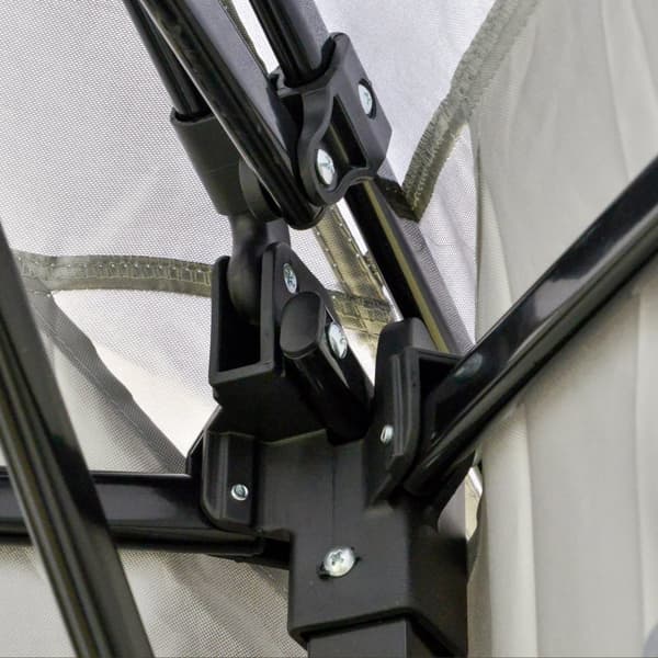 Pop-Up Teltta, 3.64x3.64x2.94 m, Harmaa