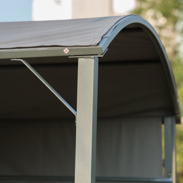 BBQ Paviljong, BBQ-Paviljong, 218x138x216 cm, Svart