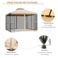 Miniatyrbillede 5 af 9: Havepavillon, 3x3m, Beige