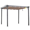 Pikkukuva 1 / 9: Pergola, 300x300x223 cm, Hiilenharmaa+Kahvinruskea
