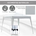 Miniatyrbillede 4 af 9: Foldbart Pavillon, 2.4x2.4x2.5m, Hvid