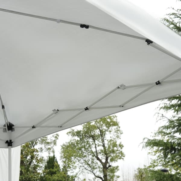 Foldbart Pavillon, 2.4x2.4x2.5m, Hvid