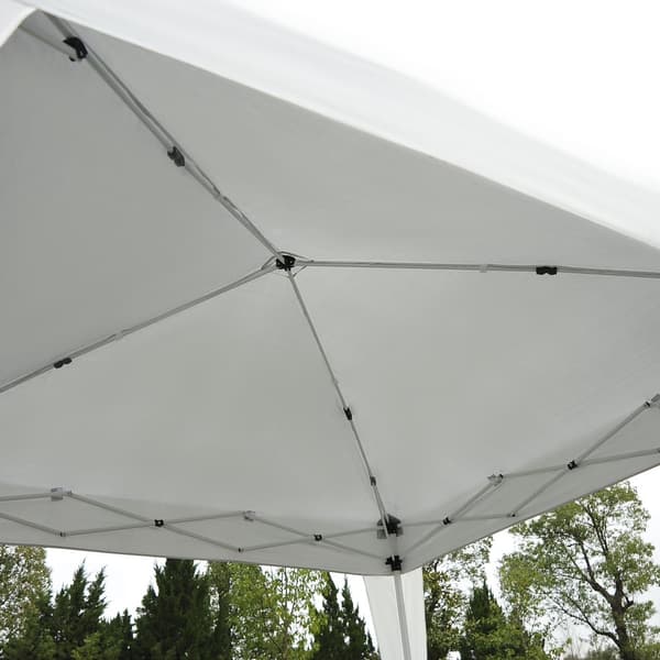 Foldbart Pavillon, 2.4x2.4x2.5m, Hvid