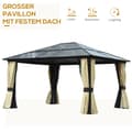 Miniatyrbillede 4 af 9: Luksus Pavillon, 430x360x280 cm, Brun