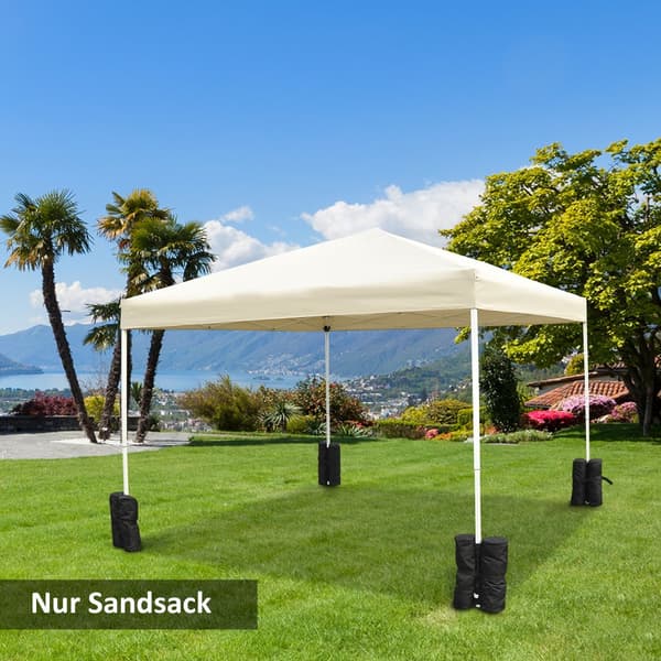 Pavillon Stand, 4er-Set, Φ14 x H42 cm, Sort
