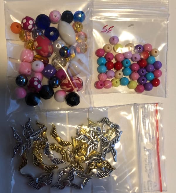 mixpaket delar pärlor göra 35 änglar själv