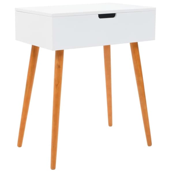 vidaXL sminkebord med spejl MDF 60 x 40 x 75 cm