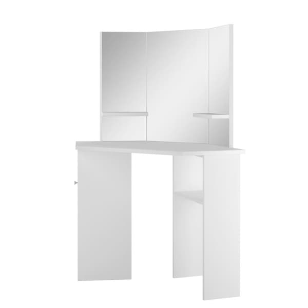 vidaXL toiletbord hjørnebord