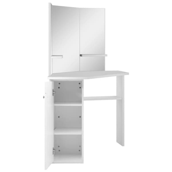 vidaXL toiletbord hjørnebord
