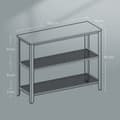 Miniatyrbillede 5 af 5: Consolet Table - Industrial Style - 3 niveauer