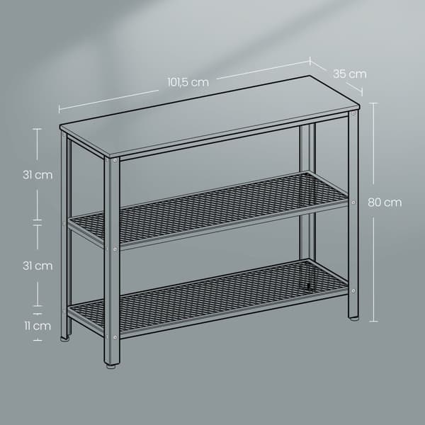 Consolet Table - Industrial Style - 3 niveauer