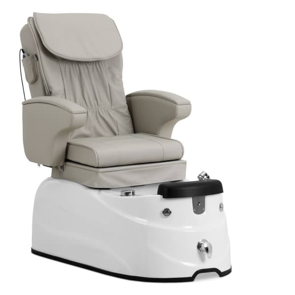 physa - Elektrisk fotvårdsstol - Med upplyst fotbad och massagefunktioner - 105 W - 150 kg - Beige