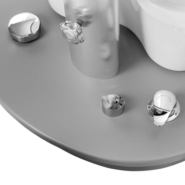 physa - Elektrisk fotvårdsstol - Med fotbad - 115 W - 200 kg - Vit